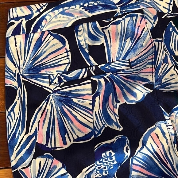 ๐ธ Lilly Pulitzer Kelly Skinny Pants Navy In Real Life Size 0 - Picture 8 of 9